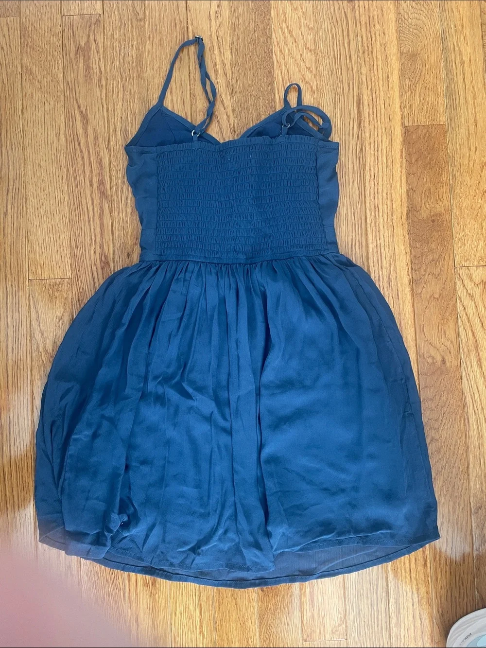 Abercrombie & Fitch Girls Deep Blue Spaghetti-Strap Sundress